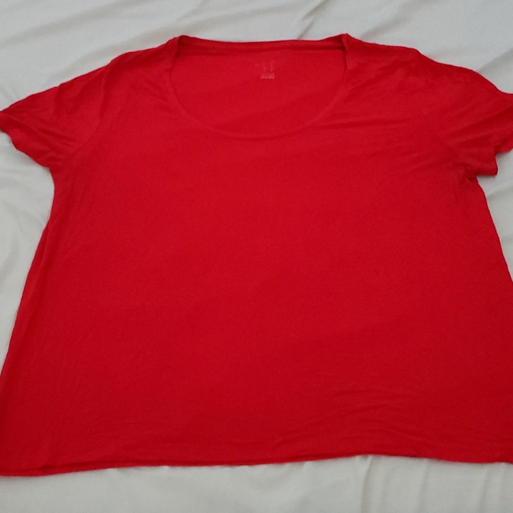 Red blouse